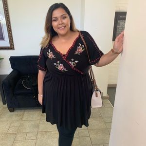 Plus sized boho dress
